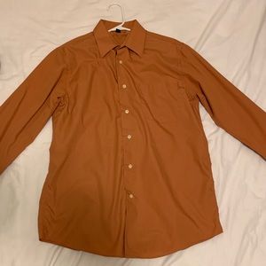 Orange Croft’s & Barrow Long Sleeve Button Up (S)